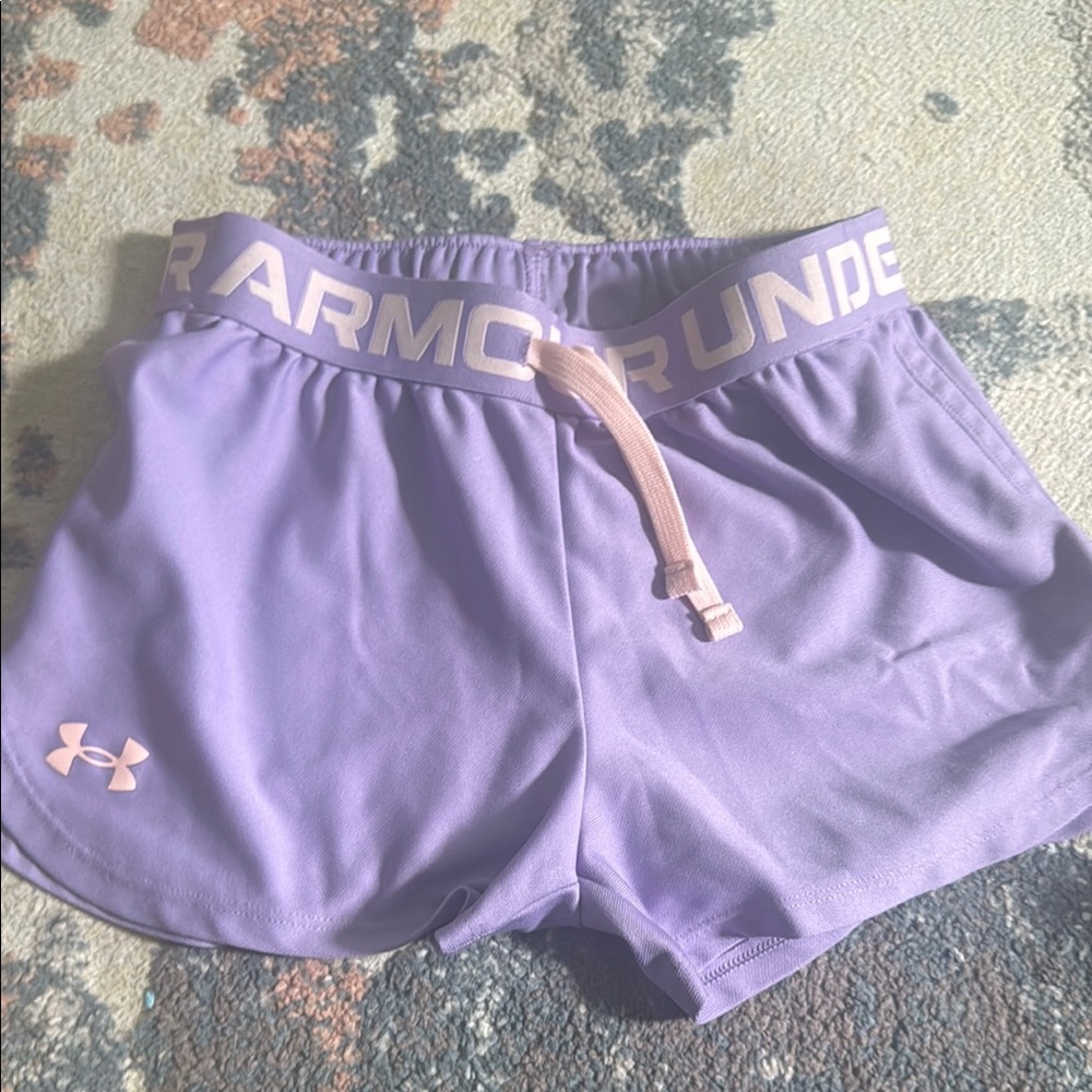 Under Armour Kids Purple Shorts